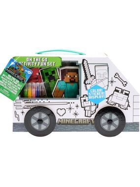 Hot Wheels Interactive Coloring Minecraft NEW  kids creative toys